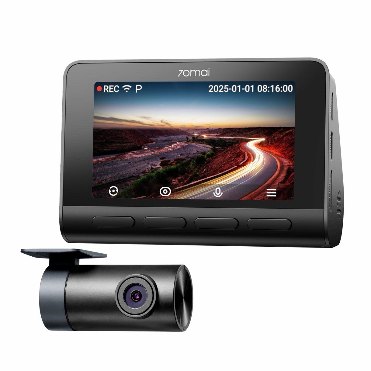70mai A810s Front and Rear Car Dash Cam 4K+1080P Dual STARVIS 2