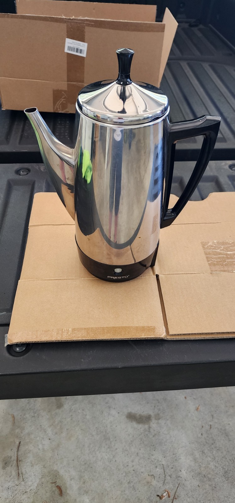 presto electric percolator coffee pot 12 cup Model 0281105