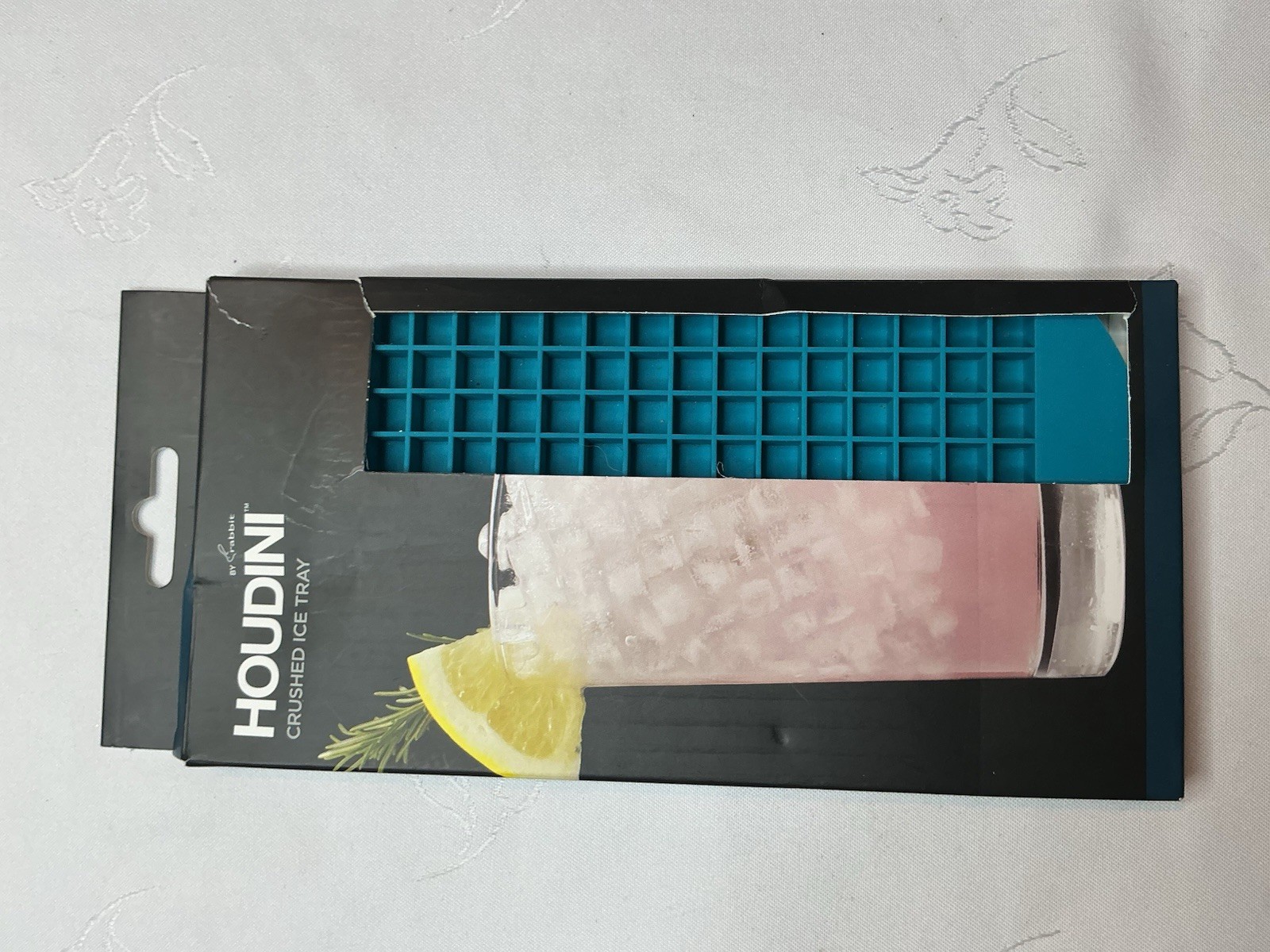 Houdini By Rabbit Flexible Silicone Crushed Ice Tray, Makes 160 Very Small Cubes