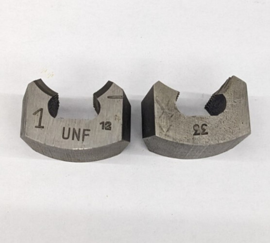 2 Adjustable Dies 1"-12 NF "D" RH USA