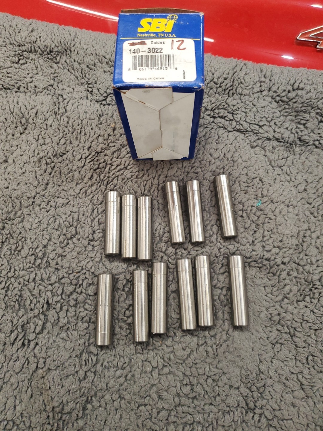 12 Exhaust Valve Guides 24-Valve Cummins Diesel 98-04 SBI 140-3022
