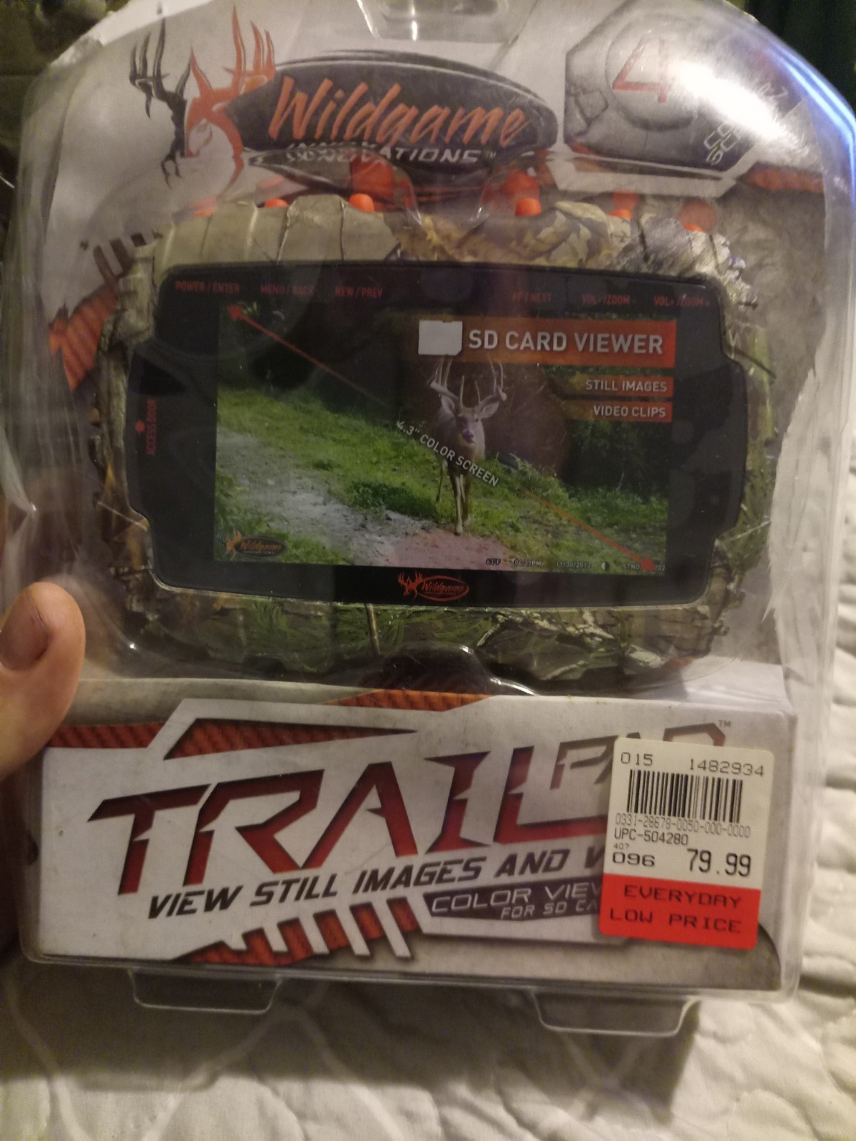 Wildgame Innovations Trail View SD Card Viewer, USB, Supports SD Cards
