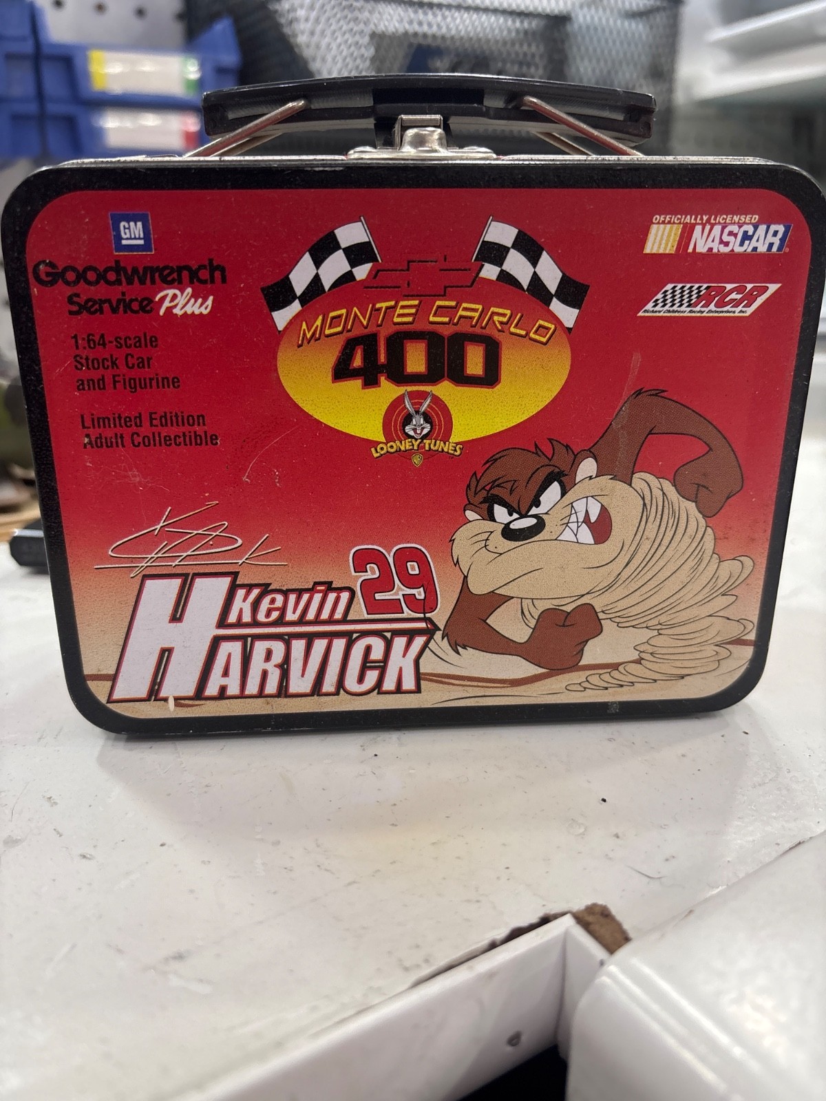 Kevin Harvick 29 Taz Monte Carlo 400 1:64 Car Tin Limited 2001 Nascar New 8b3