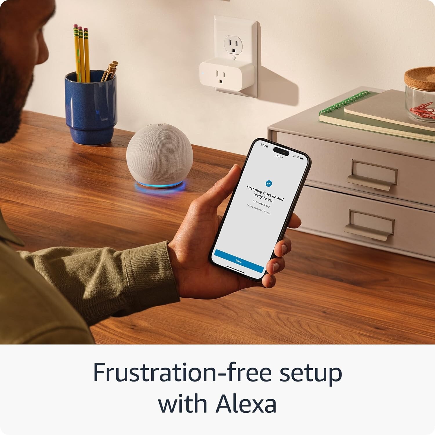 Amazon Smart Plug, Works w/ Alexa - 1 Pack NEW
