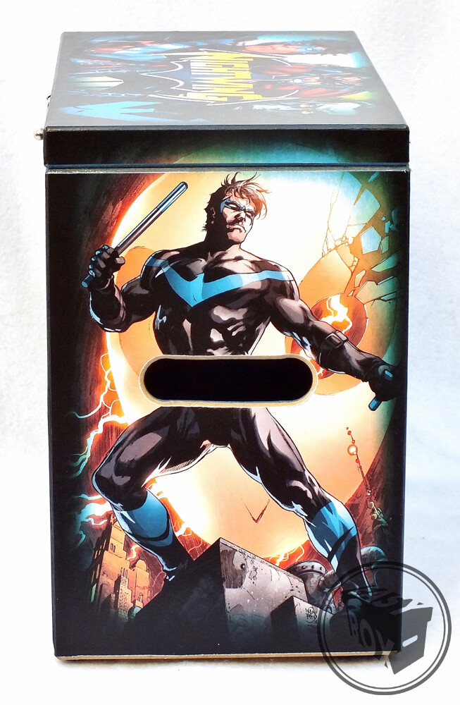 Nightwing - Large Comic Book Hard Storage Box Chest MDF