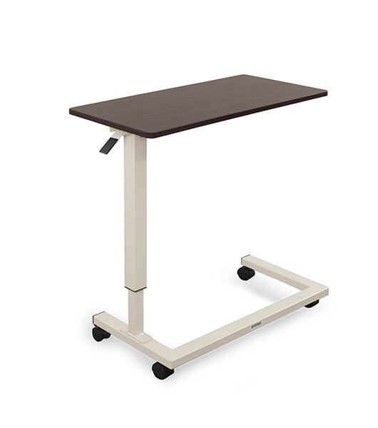 Medacure Hospital Bed Table Overbed Table with Wheels & Adjustable Height