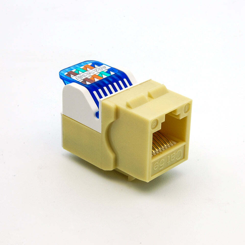 CAT5E Tool Less Keystone Jack Ivory