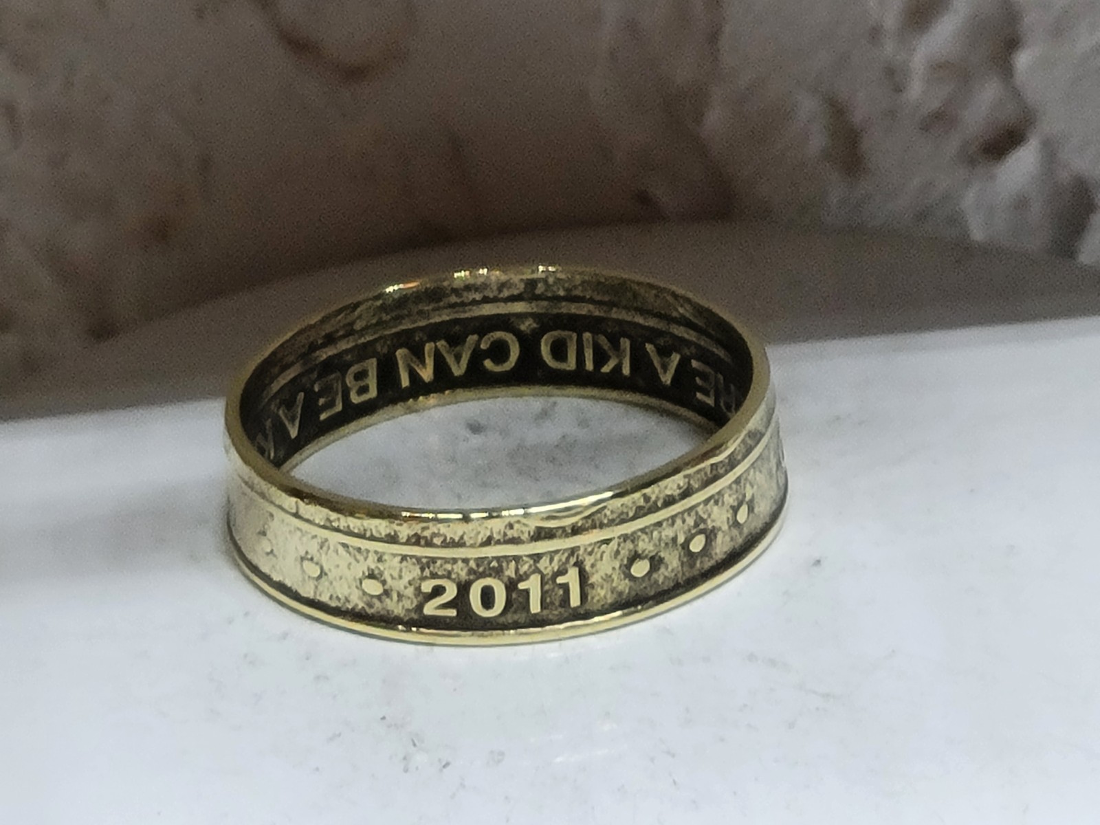 CHUCK e CHEESE - 2011 - Size 12 Token Coin Ring