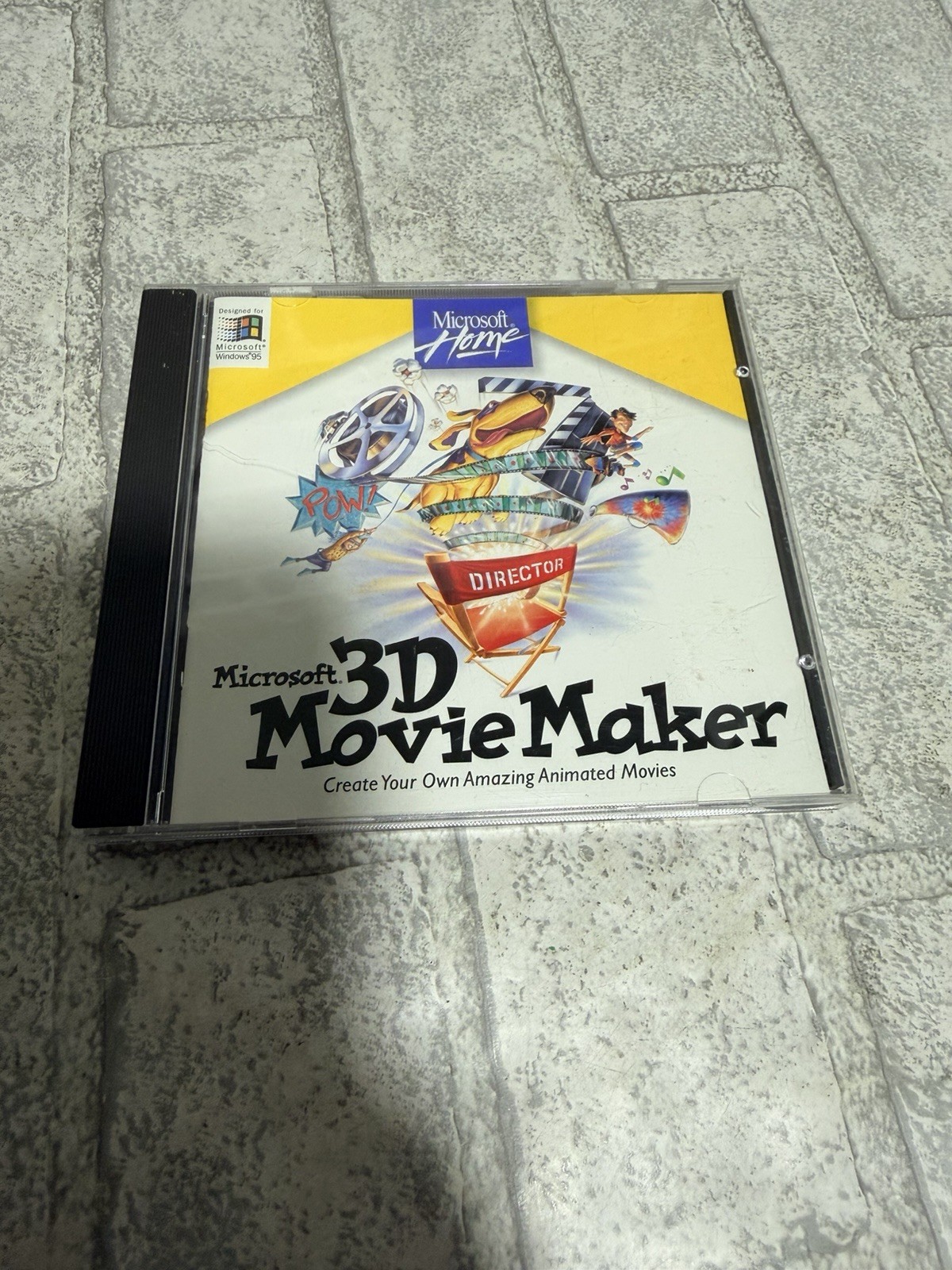 Microsoft 3D Movie Maker – PC – Windows 95 – Beautiful Shape – Vintage