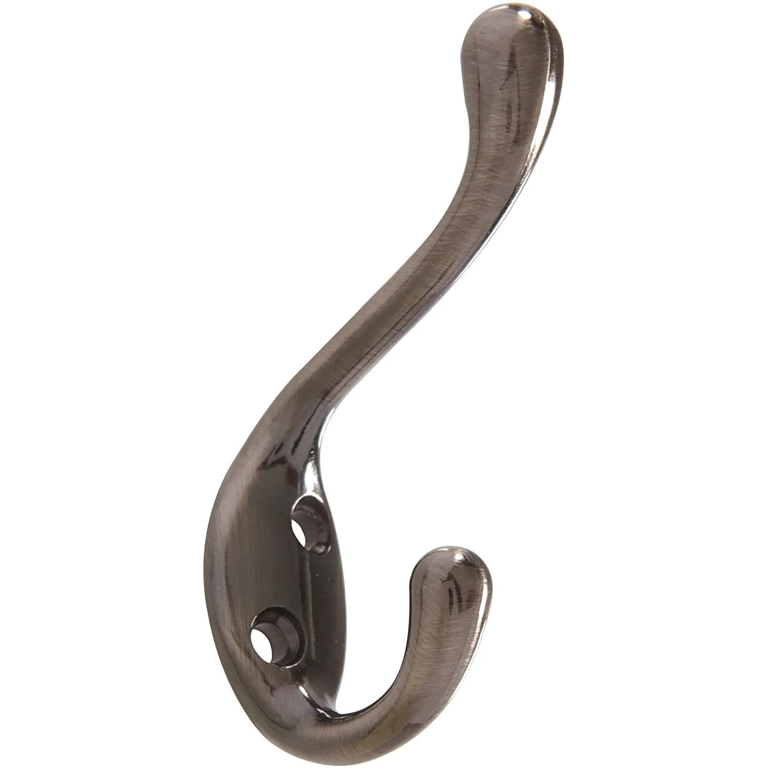 Hillman Heavy Duty Coat & Hat Hook- Pewter