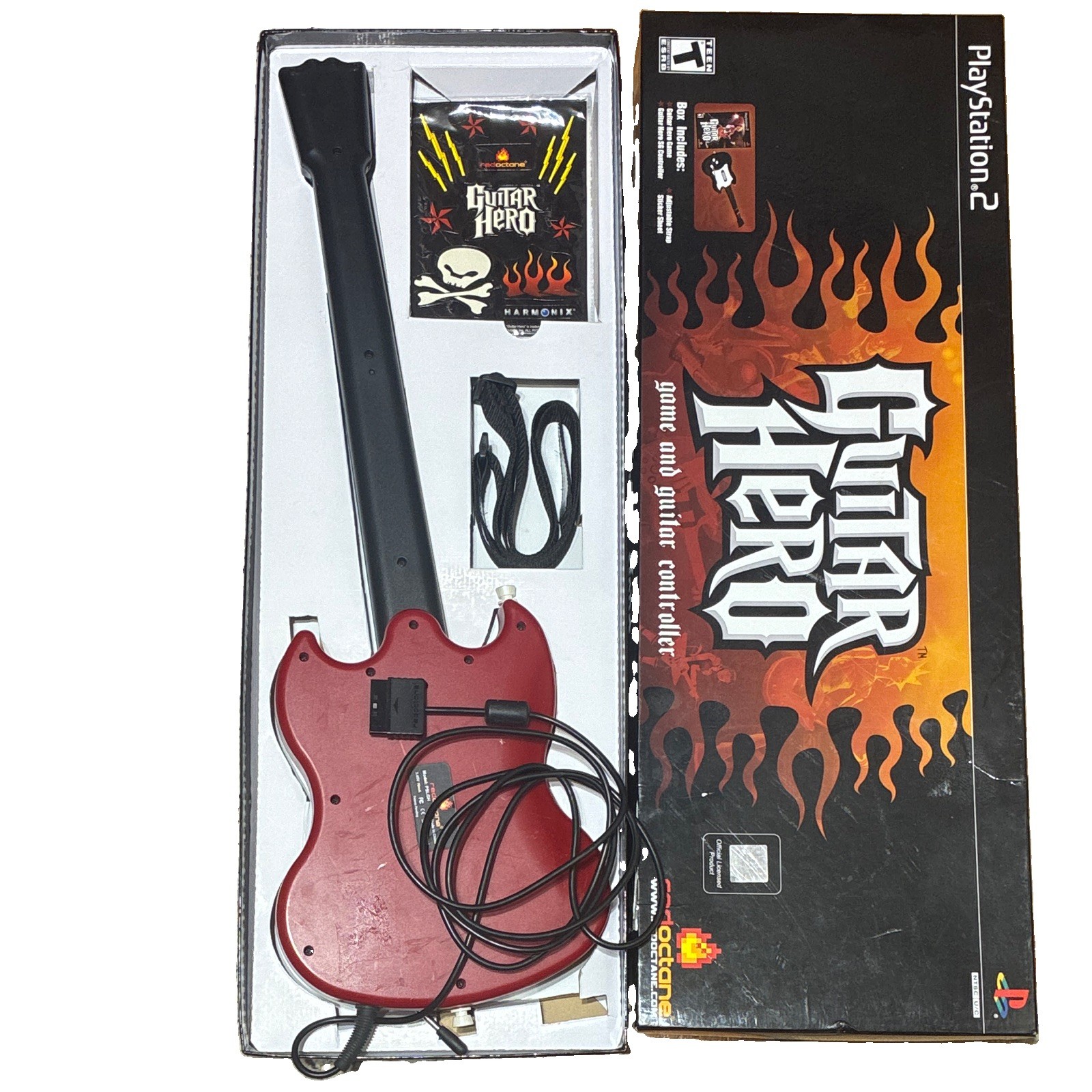 RedOctane Guitar Hero PS2 Wired Bundle: Guitar Controller, Game & Strap NTSC-U/C