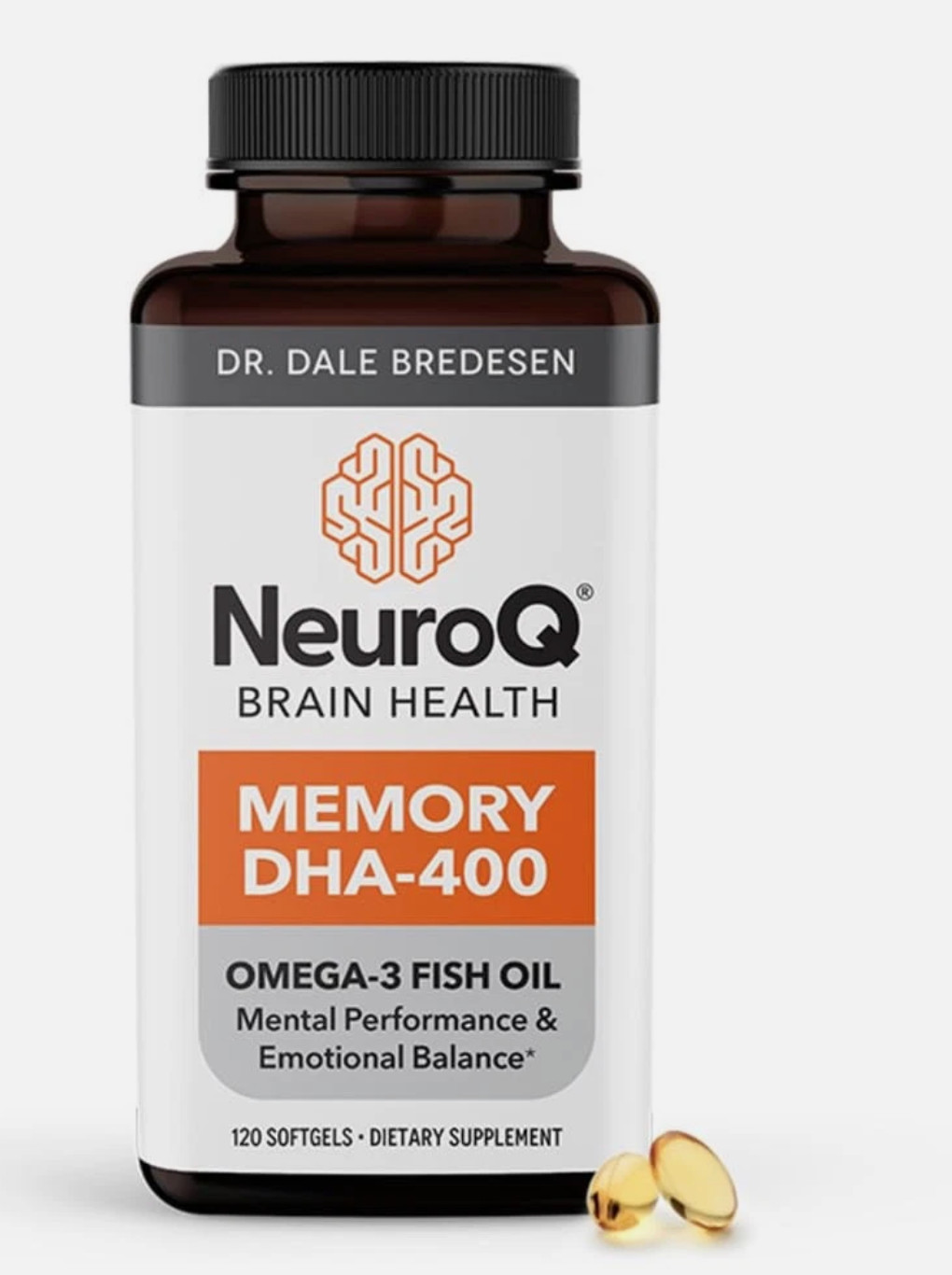 LifeSeasons NeuroQ Brain Health Memory DHA-400 Supplement 120 Softgels 07/2027+