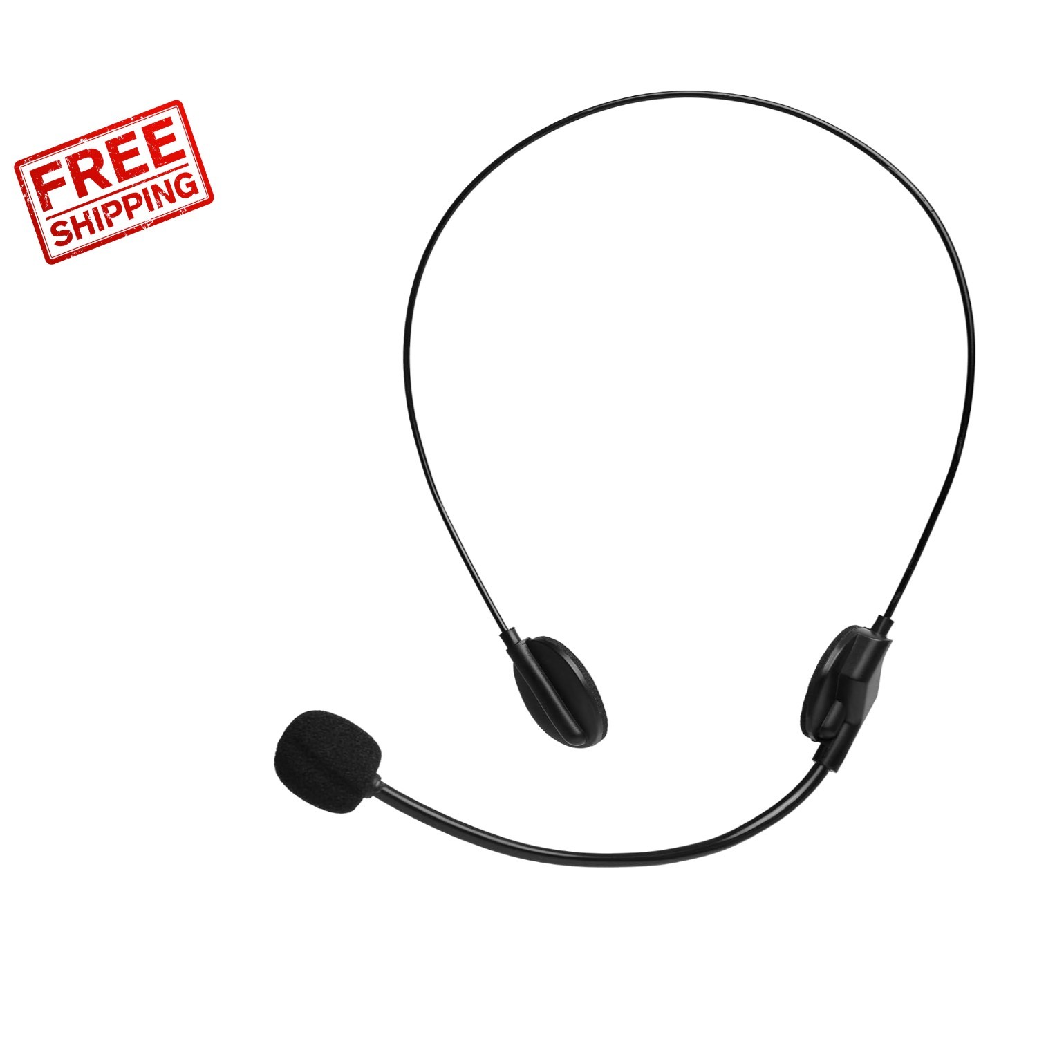Lightweight Fake Mic Headset Costume for Adults & Kids - Fun Party Accessory