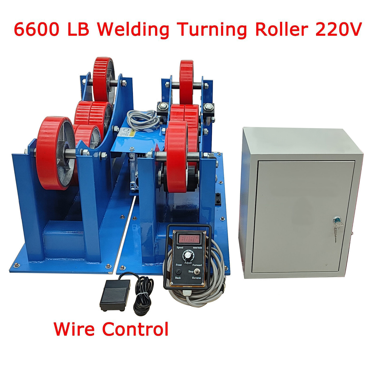 Tank Turning Rolls 6600 LB Welding Turning Roller Welding Equipment Support 220V