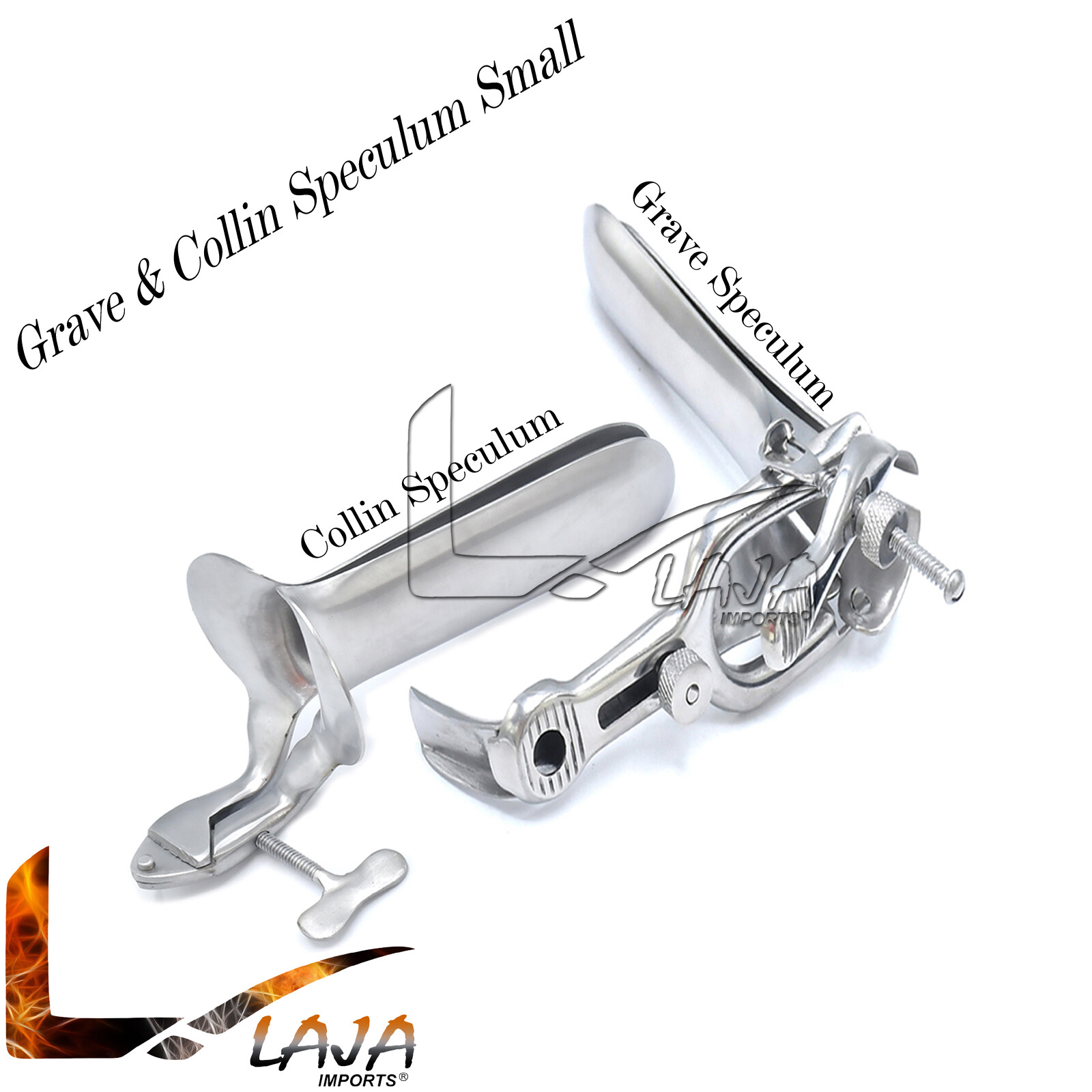 Set of 2 Graves & Collin Vaginal Speculum SMALL Medical Surgical Instruments