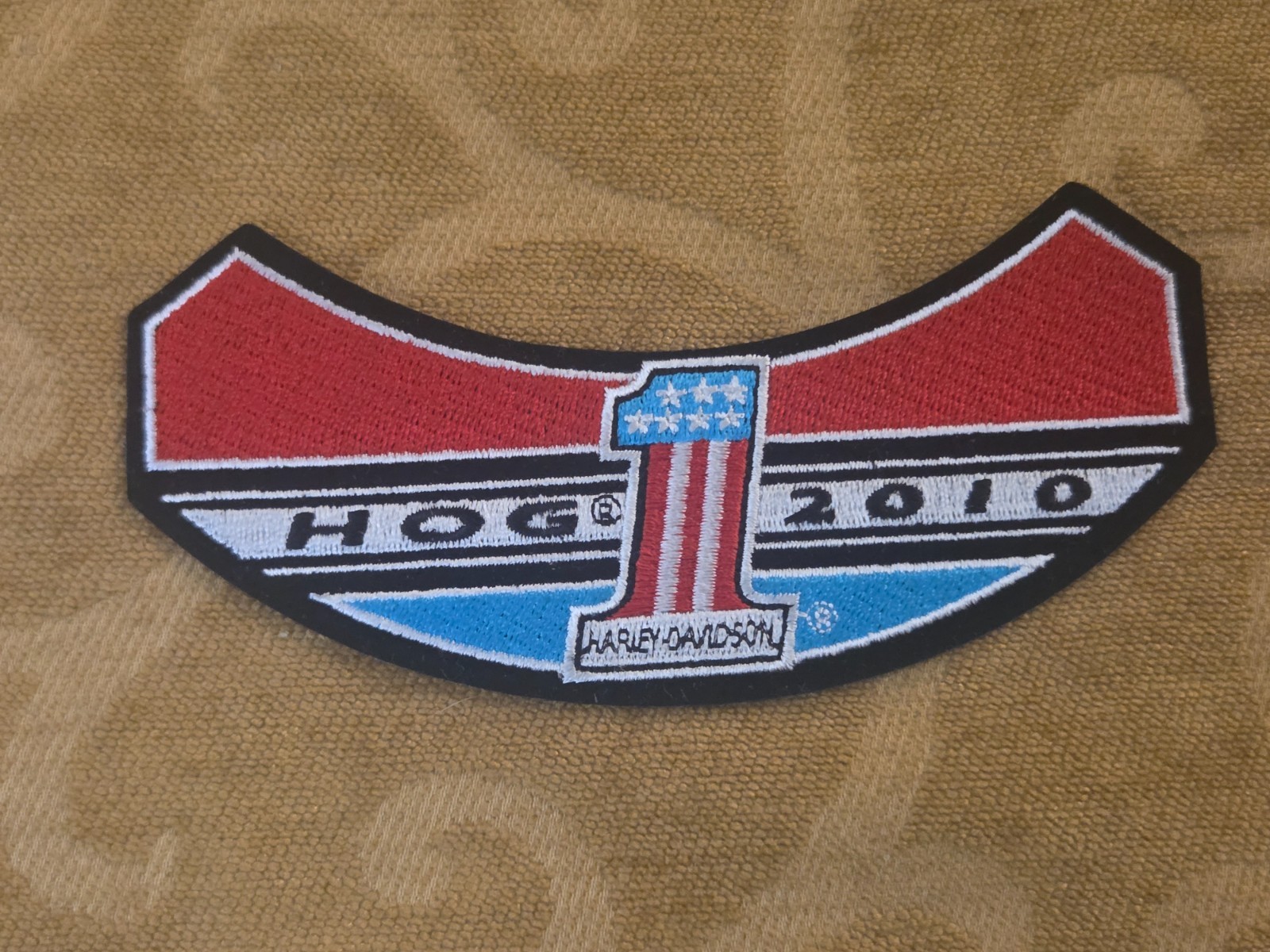 Harley Owners Group H.O.G. 2010 Annual Membership Rocker Patch Embroidered