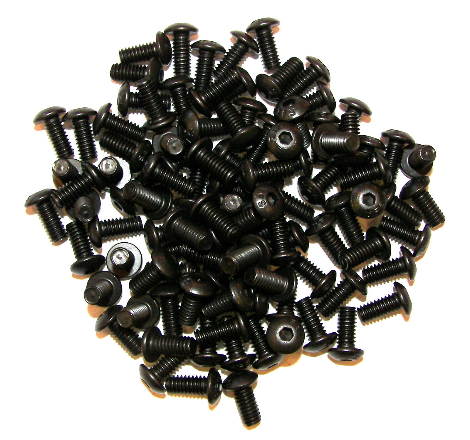 100 3/8" Tattoo Machine Button Head Screws , Lot Of 8-32 Screws Binder Parts USA