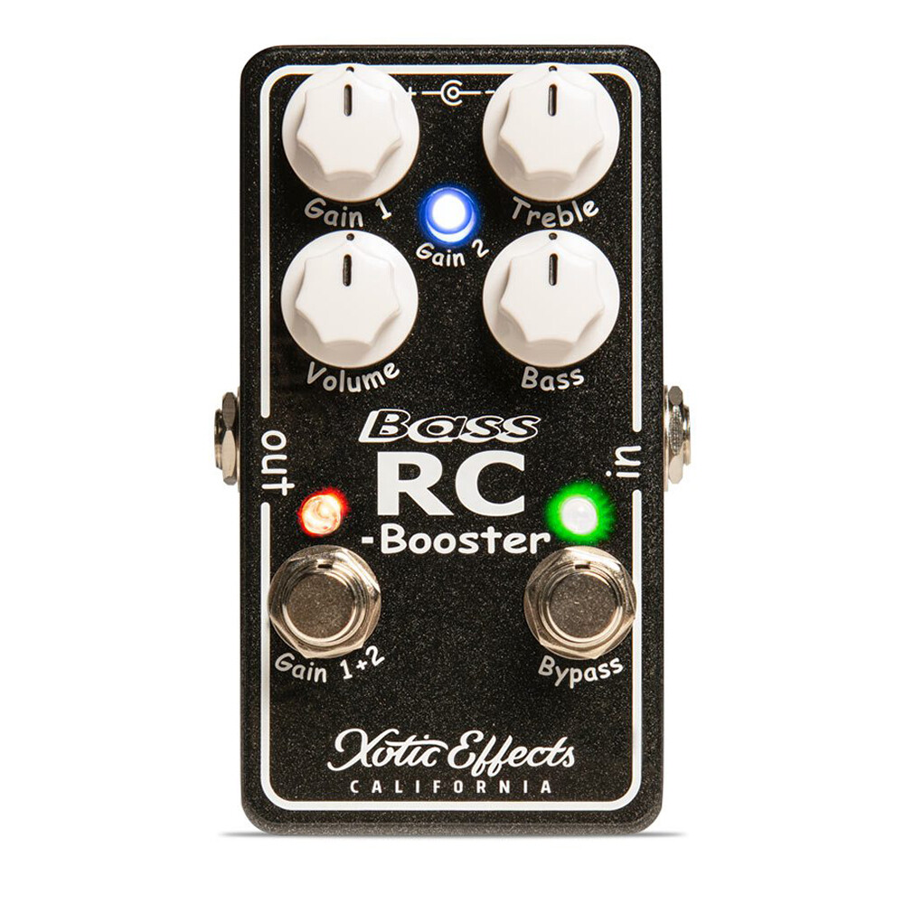 Mint Xotic Effects BRCV2 Bass RC Booster V2 9v-18v Bass Guitar Effects Pedal