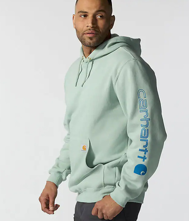 CARHARTT MEN'S K288 MIDWEIGHT SLEEVE LOGO HOODIE-8 COLOR OPTS!!! FREE SHIPPING!!