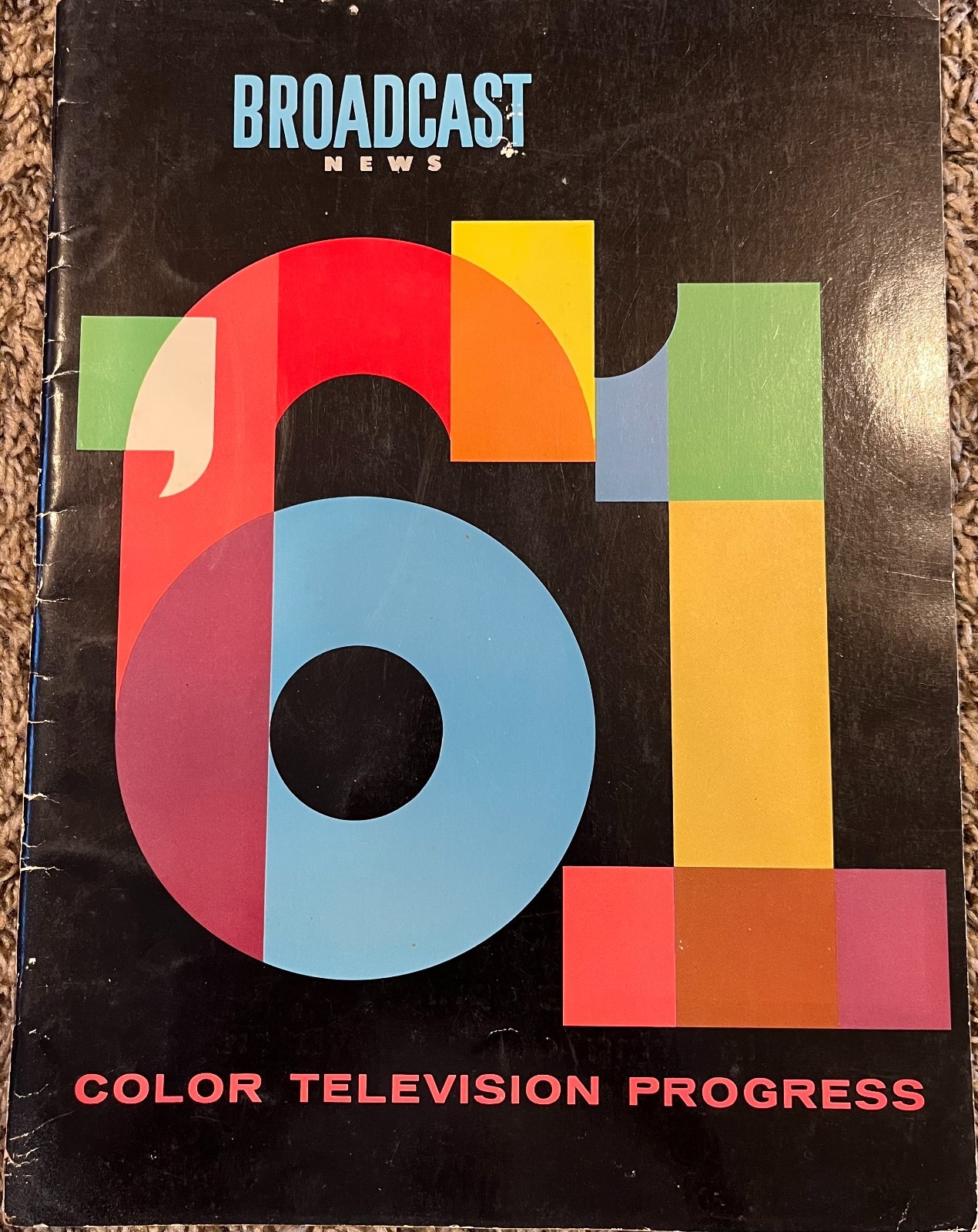 Vintage RCA Broadcast News Magazine #110 April 1961