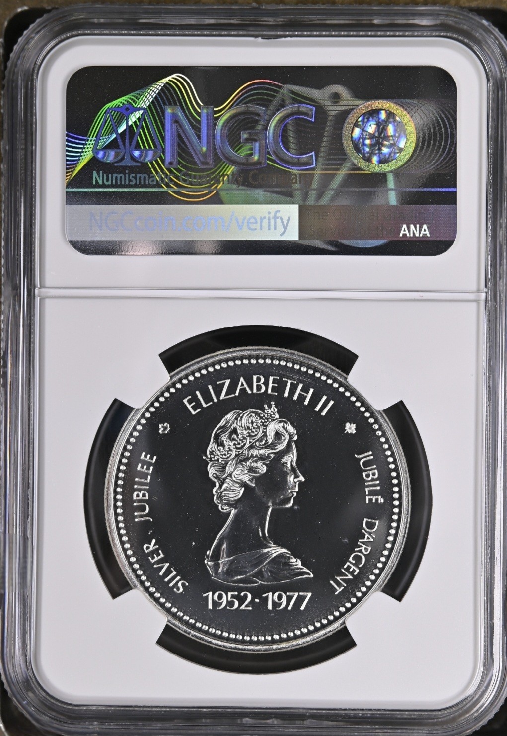 1977 Canada Silver $2 Silver Jubilee Specimen NGC SP 69