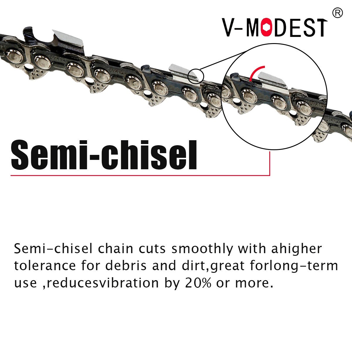3PACK 12" Chainsaw Chain For KOBALT 24V Model KCS 1224A-03 3/8"LP .043" 45DL