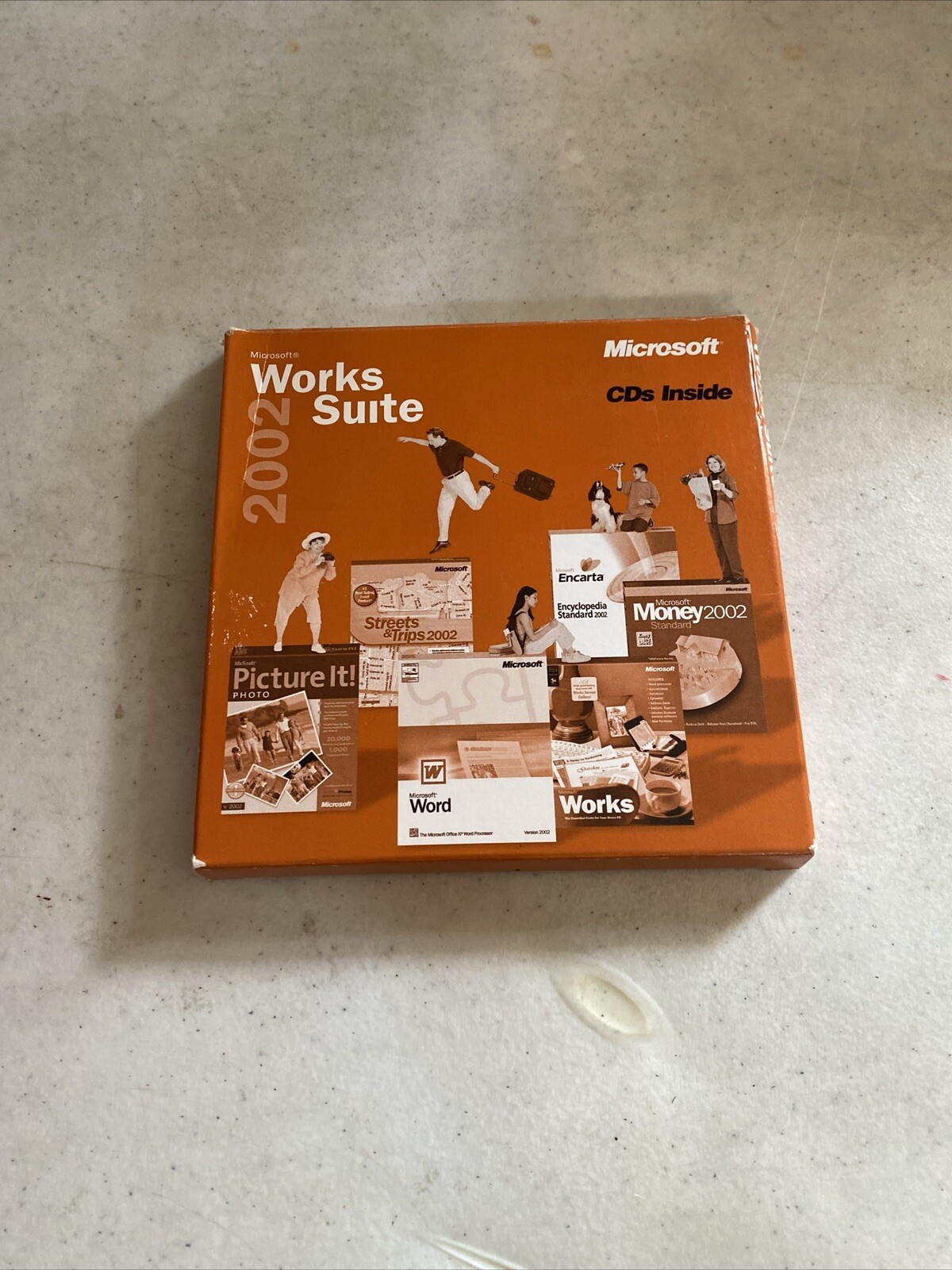 Microsoft Works Suite 2002_ Word, Money, Works, Encarta, Street & Trips, Picture