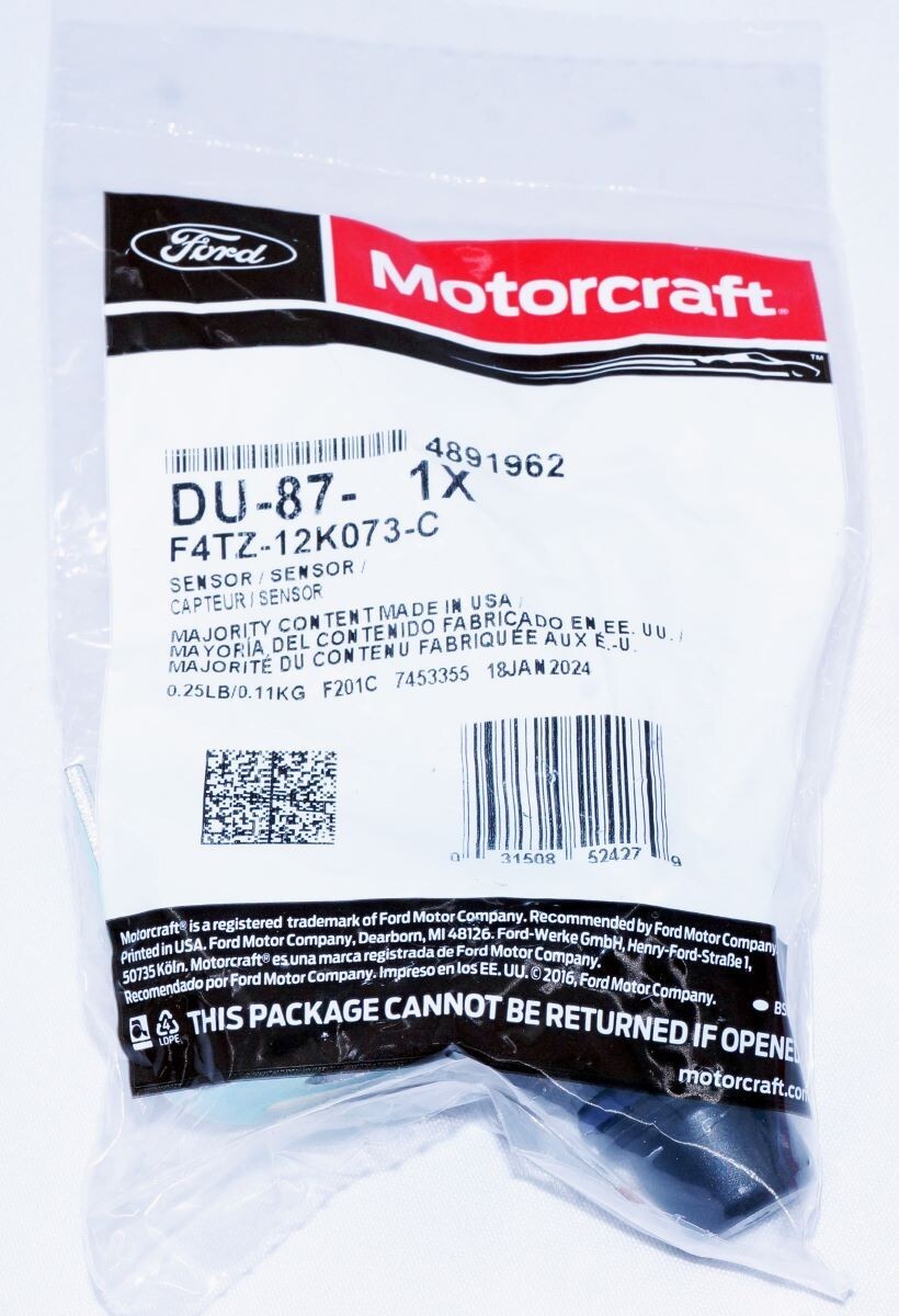 Genuine Motorcraft 7.3L Powerstroke Diesel Cam Position Sensor DU87 F4TZ12K073C