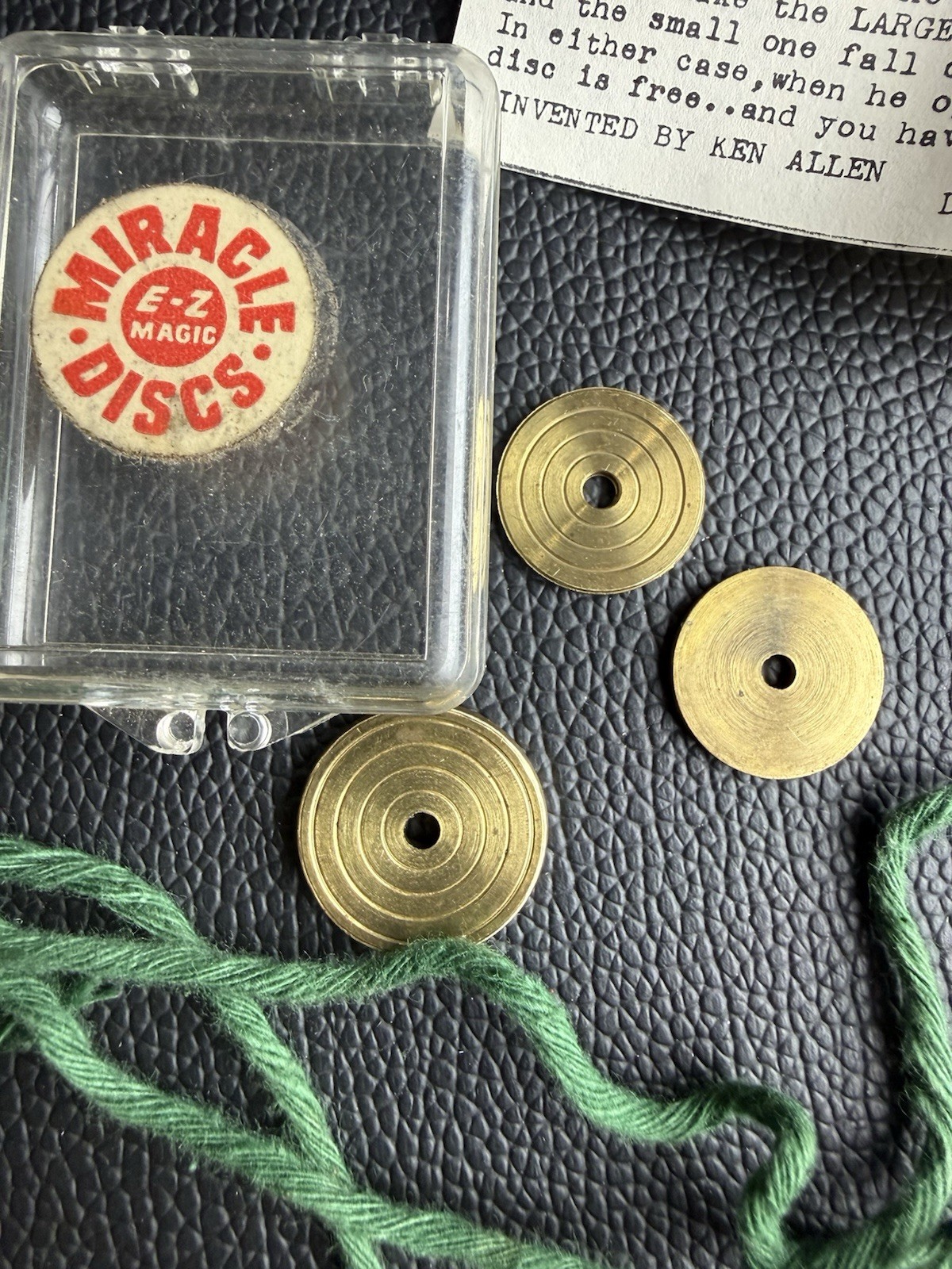 🔥”Miracle Discs” By EZ Magic HEAVY BRASS Penetration Effect VERY RARE!!!!!🔥🔥