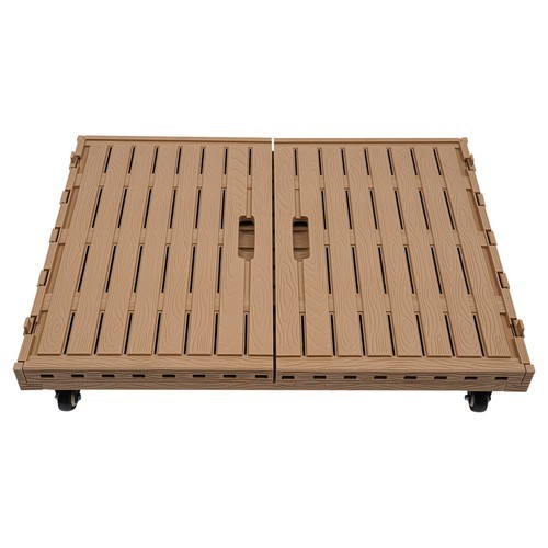 Large Stackable Collapsible Storage Bins Dolly Cart with Wheels for markets