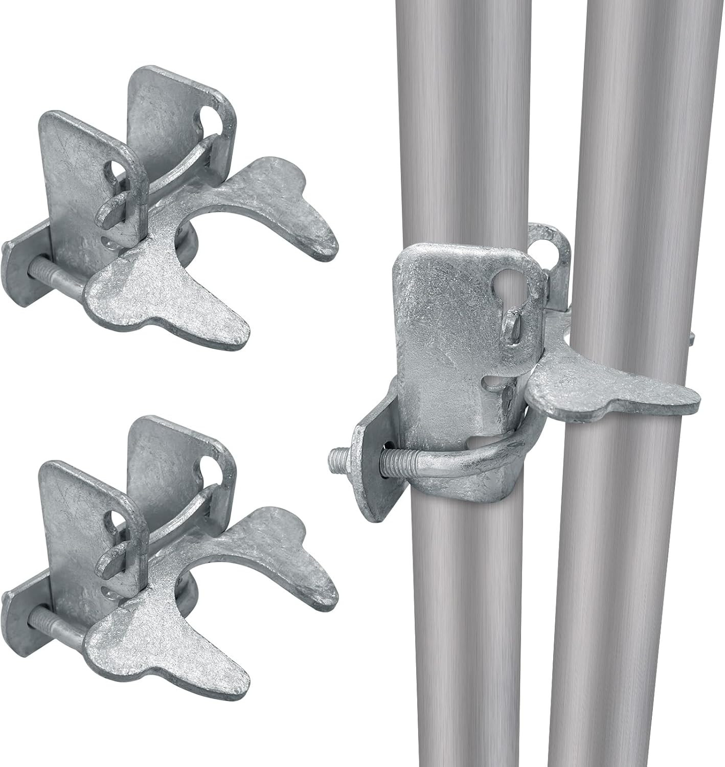 3-Pack 1-3/8" Butterfly Latch for Dog Kennel and Chain Link Fence Gates