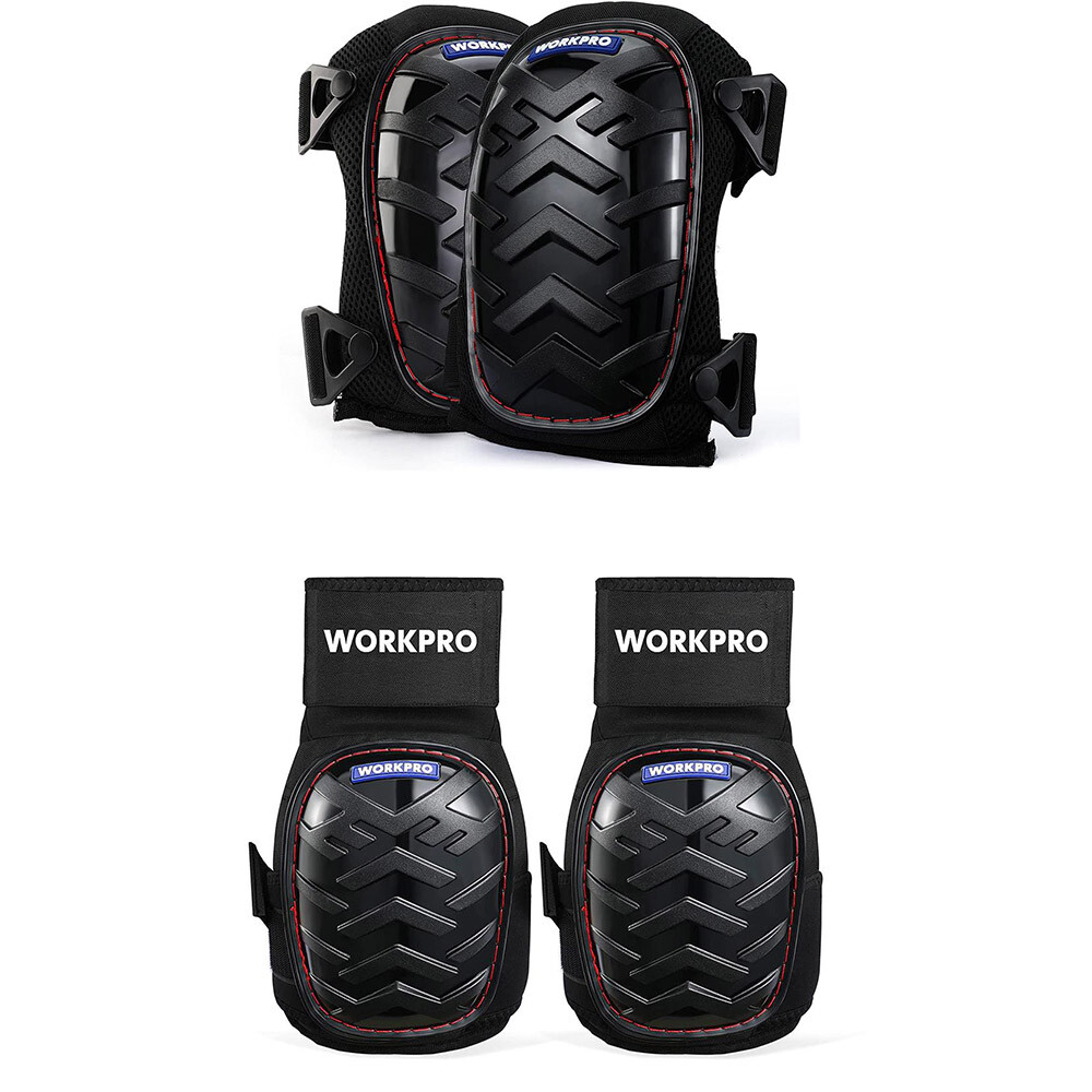WORKPRO Knee Pads with Ergonomic Gel Cushion &Foam Padding w/ Anti-Slip Straps