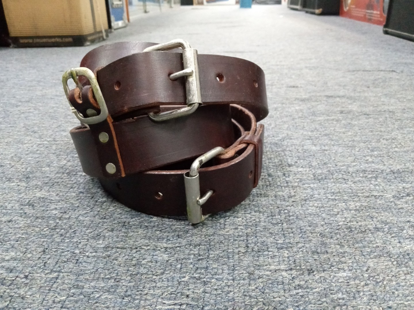 Horse Saddle And Bridle Leather 3 Buckles 79" X 1 1/2" CONGRESS LEATHER 1028