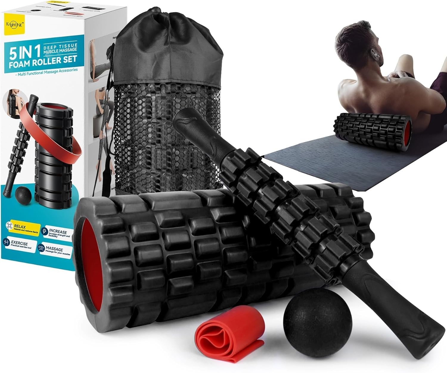 High Density Exercise Roller Bundle