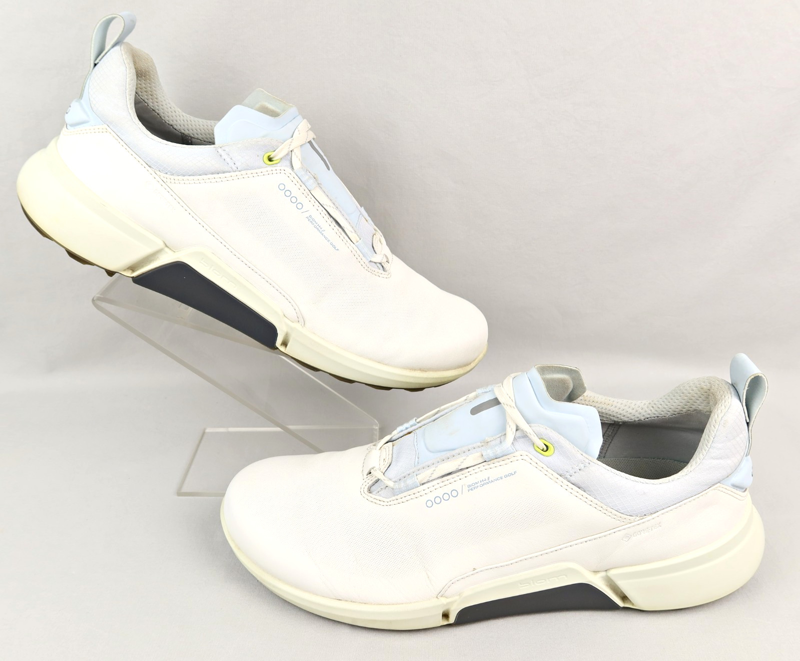 ECCO Biom Hybrid H4 GTX Golf Shoes Custom Cut Lace For Foot Pain EU 45 US 11.