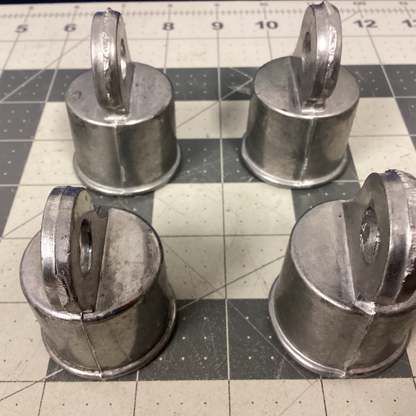 Chain Link Fence Rail Ends Aluminum 1 3/8 (Lot Of 4)(LQS38H)