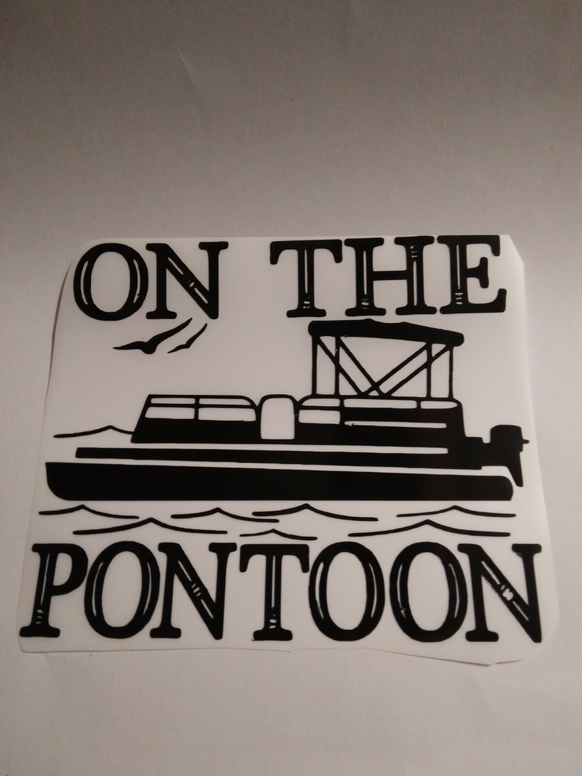 On The Pontoon Decal