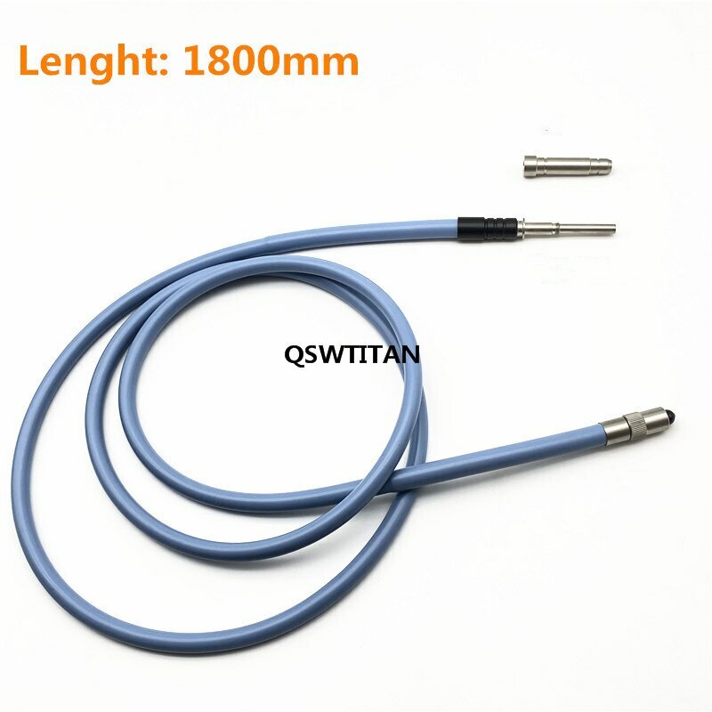 Silicone cable Endoscop Fiber 1.8m-3m Light Source Microscope Guide interface