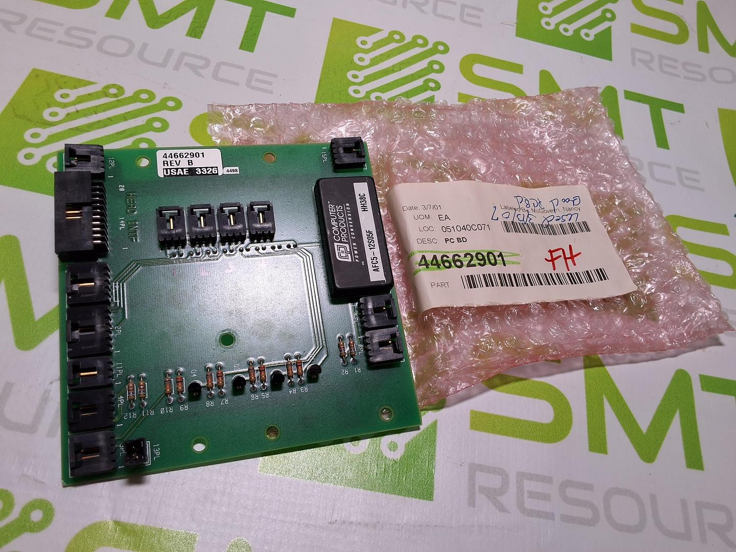 HEAD INTERFACE ASSEMBLY BOARD 44662901 REV B