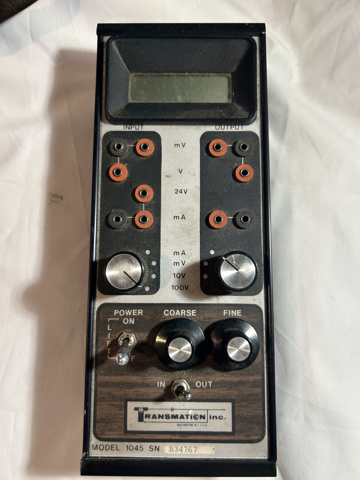 NOT TESTED  Transmation Digital Signal Calibrator Model 1045 w/o Power supply