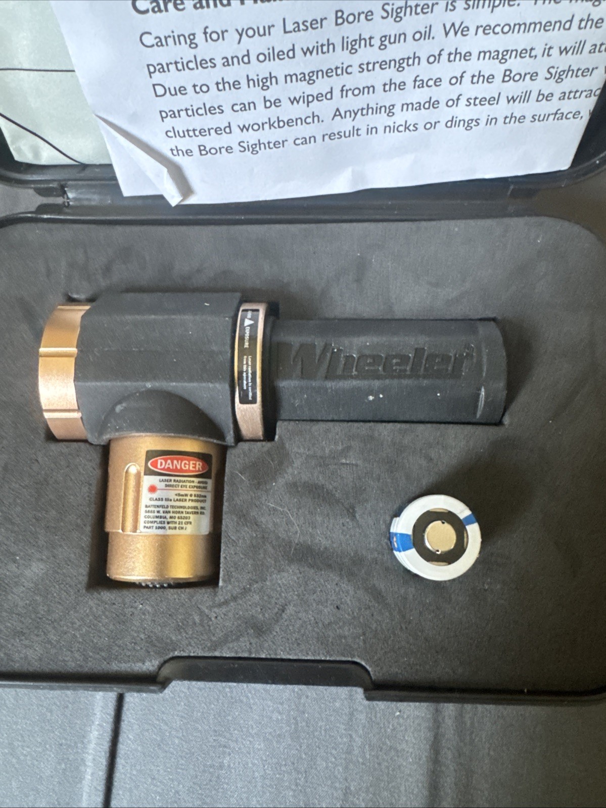 Wheeler Engineering Professional Laser Bore