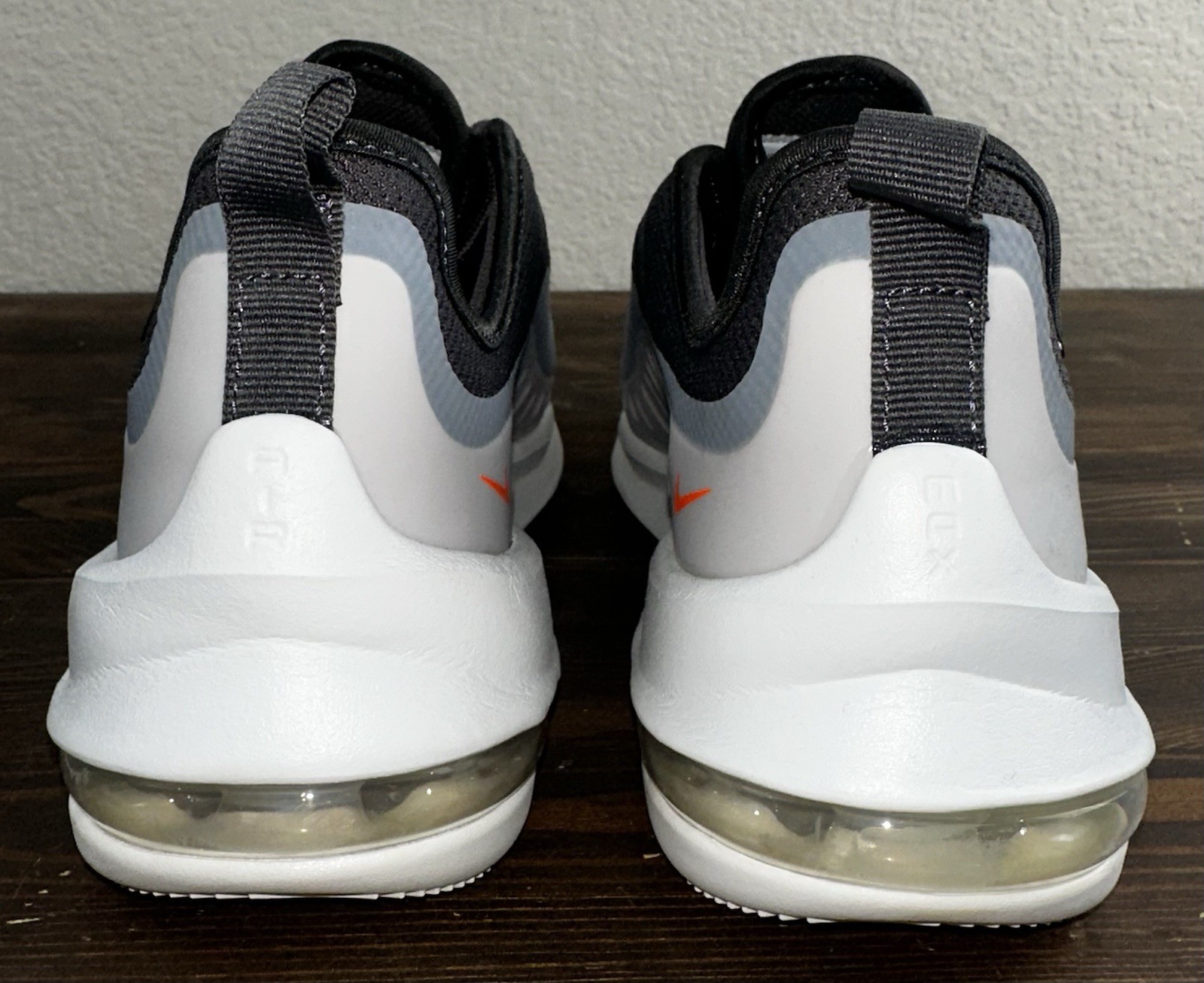 Nike Air Max Axis ‘Thunder Grey Orange’ Size 6.5 Men / 8 Wmns (AA2146-013)