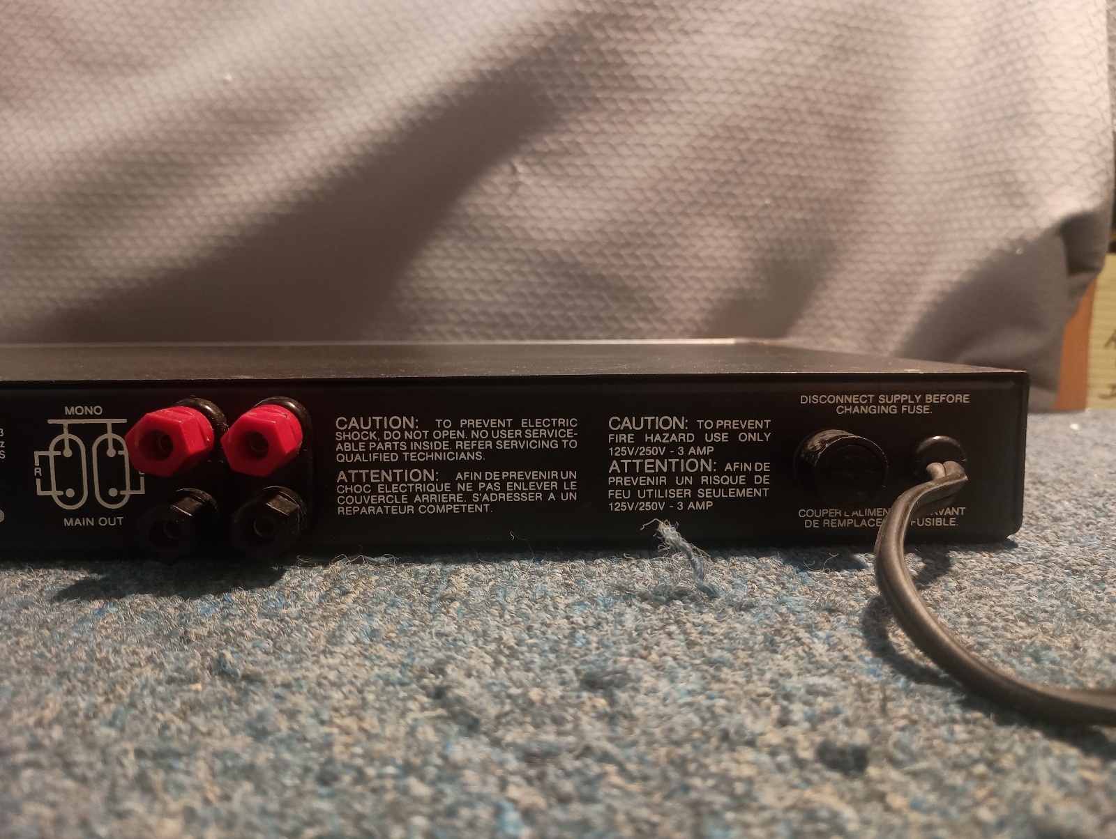 Crown Power Line two PL-2 Rackmount Stereo/Mono Power Amplifier (Pro Serviced)