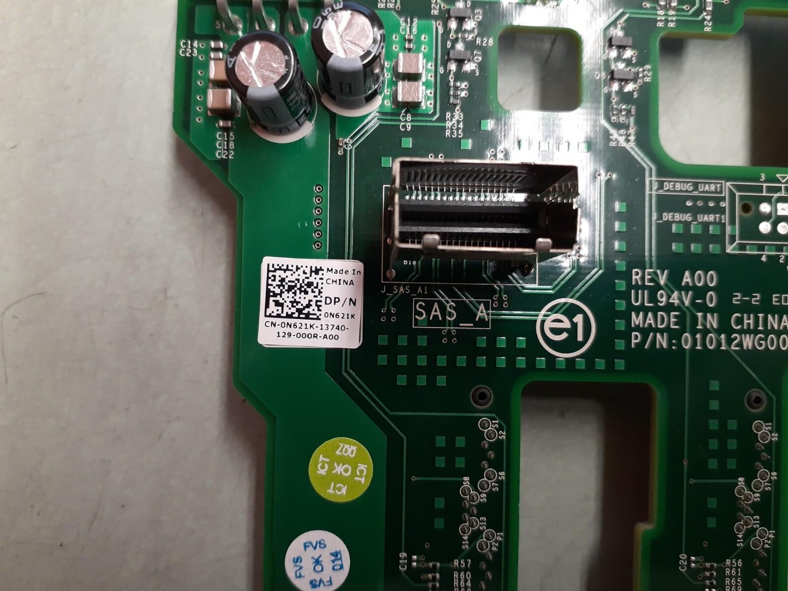 Dell SAS_A 0N621K N621K Backplane Board 01012WG00-000-G PowerEdge T310