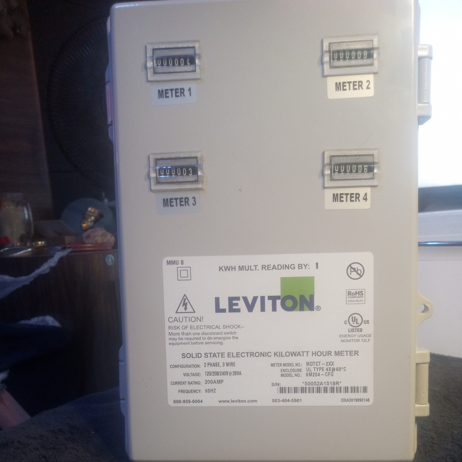 LEVITON 2M204-CFG / 2M204CFG (BRAND NEW)
