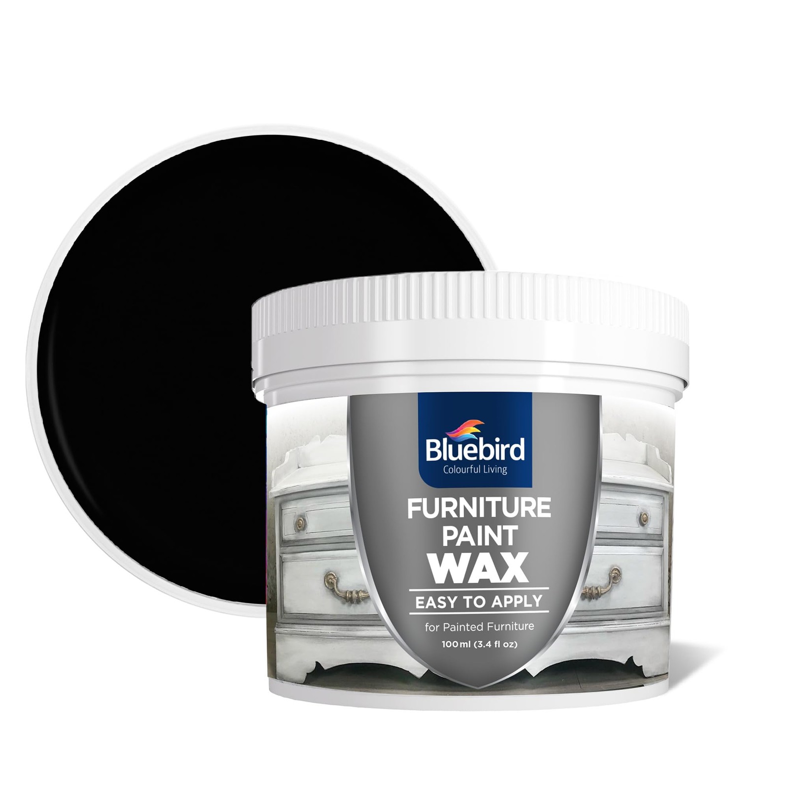 Furniture Paint Wax  3.38 Fl Oz 100 ML  Lasting Protective Finish, Fast Dryin...