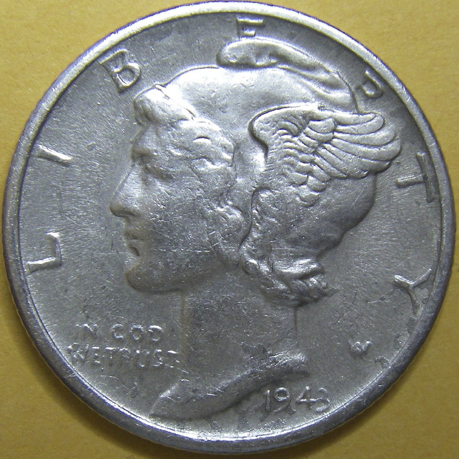 1943-S Mercury Dime - 90% Silver