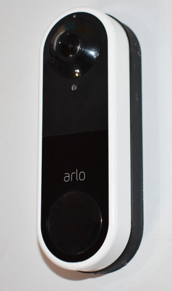 WIRED Arlo Video Doorbell Holder Bracket Clip Mounting Flat Wall Plate Security