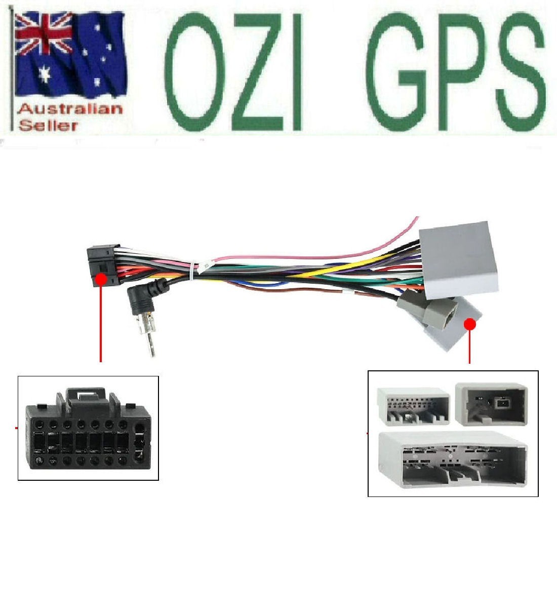 ANDROID  HEAD UNIT INSTALL CABLING FOR SUBARU FORESTER 1997-2012