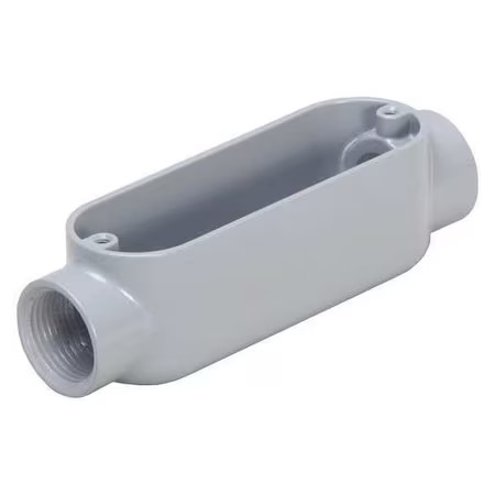 Raco Rc050 Conduit Outlet Body, C Style, 1/2" Hub Sz